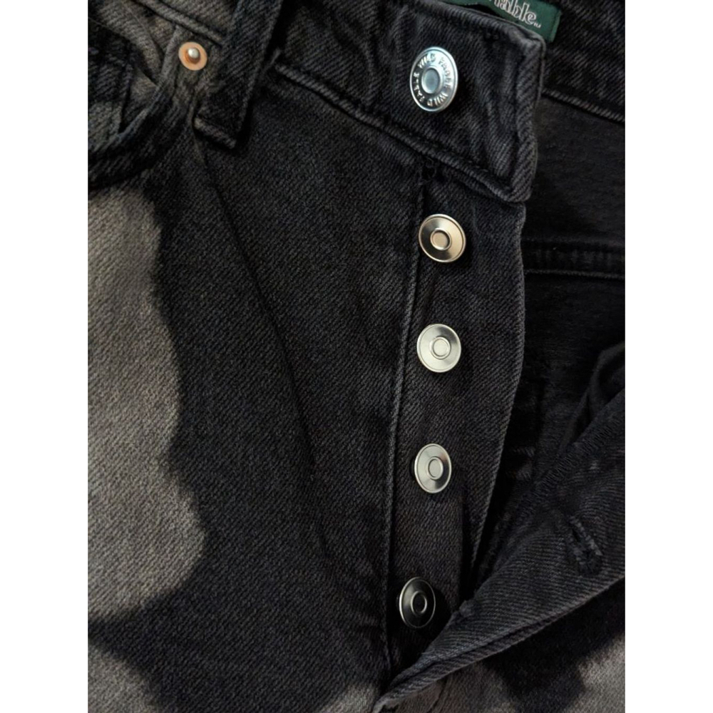 Women's Wild Fable Super High Rise Straight Jeans - Size 6 - Black/Gray - Picture 8 of 9